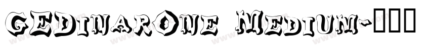 GEDinarOne Medium字体转换